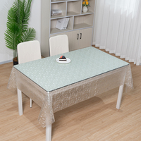 Nappe en PVC transparente scintillante dorée RNPT, imperméable, vente en gros, pour mariage, banquet, restauration et tables à manger