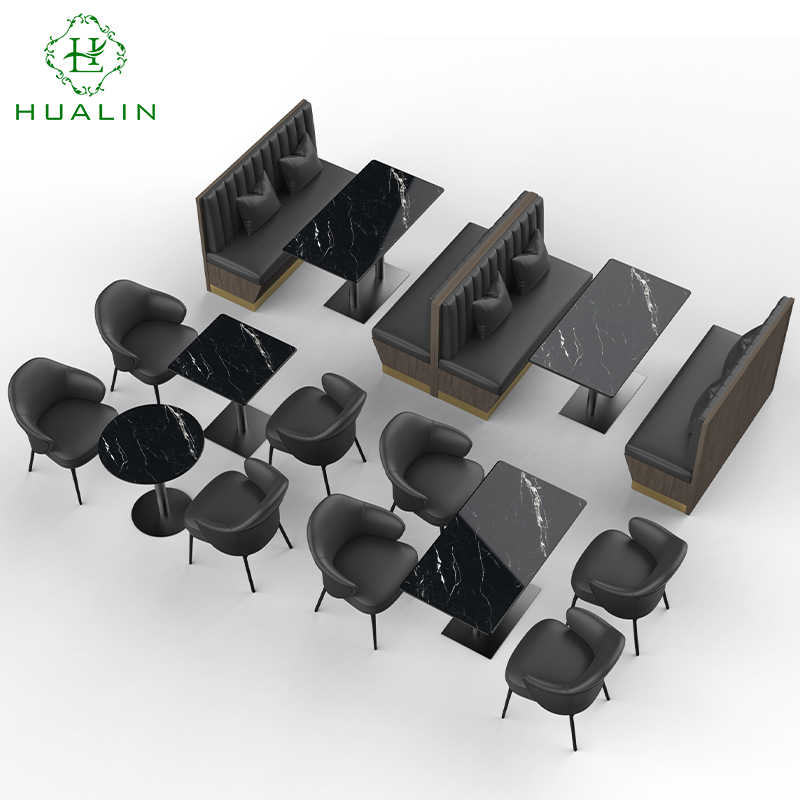 HUALIN Luxury Restaurant Marble Dining Table