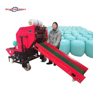 Ventes directes d'usine rondes 70-80 PCS/H Machine à emballer d'ensilage de maïs - Product Image 1