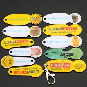 Custom Design Metall Schlüssel ring Supermarkt Einkaufs wagen Chip Trolley Token Münze Schlüssel bund
