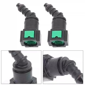 ขั้วต่อแบบเร็ว 2 X 5/16 7.89 Id6 45 องศา ขั้วต่ออัตโนมัติพลาสติกสีเขียว - Product Image 1