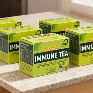 Chinaherbs Nouveau produit Thé immunitaire 1,5g*20 Sachets de thé aux feuilles de corossol Emballés en boîte Thé de corossol Thé pour le système immunitaire pour la santé - Product Image 1