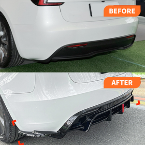 2024+ Model 3 Kompatible Stoßstange mit LED-Pilotlicht-Modifikation Neues ABS-Material Großhandel FEIXIAN - Product Image 3