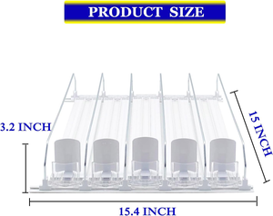 Organizador de Latas y Botellas con Resorte para Refrigerador, Marca Hookei - Product Image 2