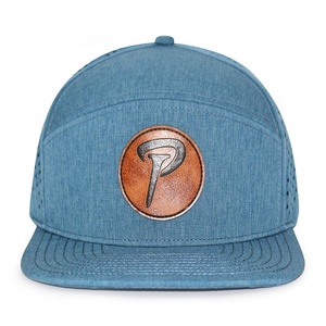 Unisex phẳng vành da tùy chỉnh vá Logo 6 Bảng điều chỉnh mũ thể thao polyesters gorras laser cắt lỗ người đàn ông <span class=keywords><strong>Snapback</strong></span> <span class=keywords><strong>cap</strong></span> - Product Image 2