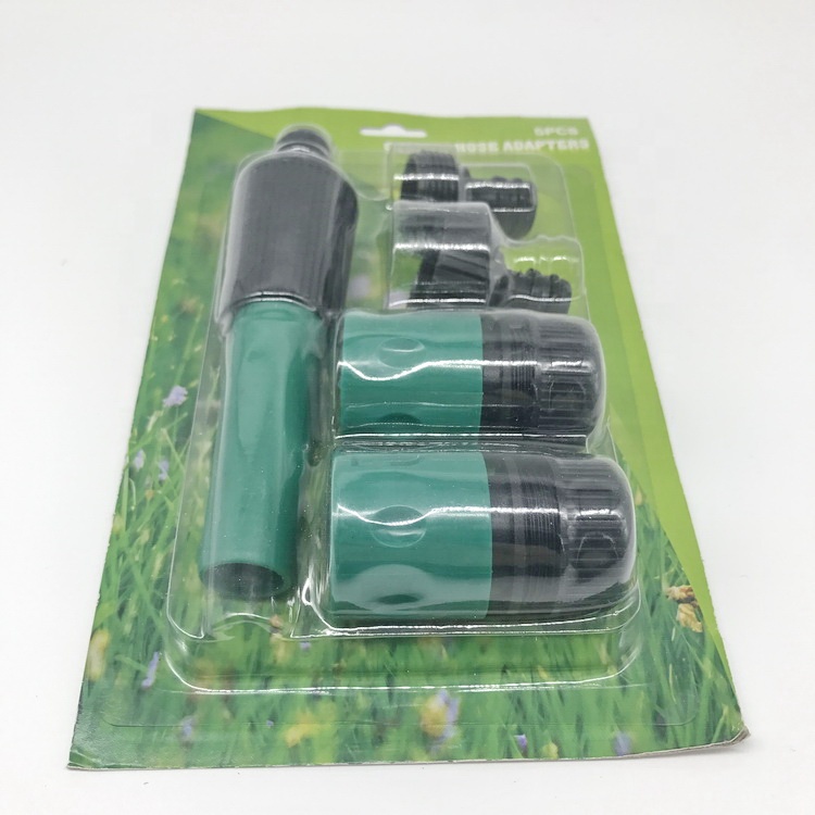 5 шт. Регулируемый садовый водяной пистолет высокого давления с быстроразъемным адаптером