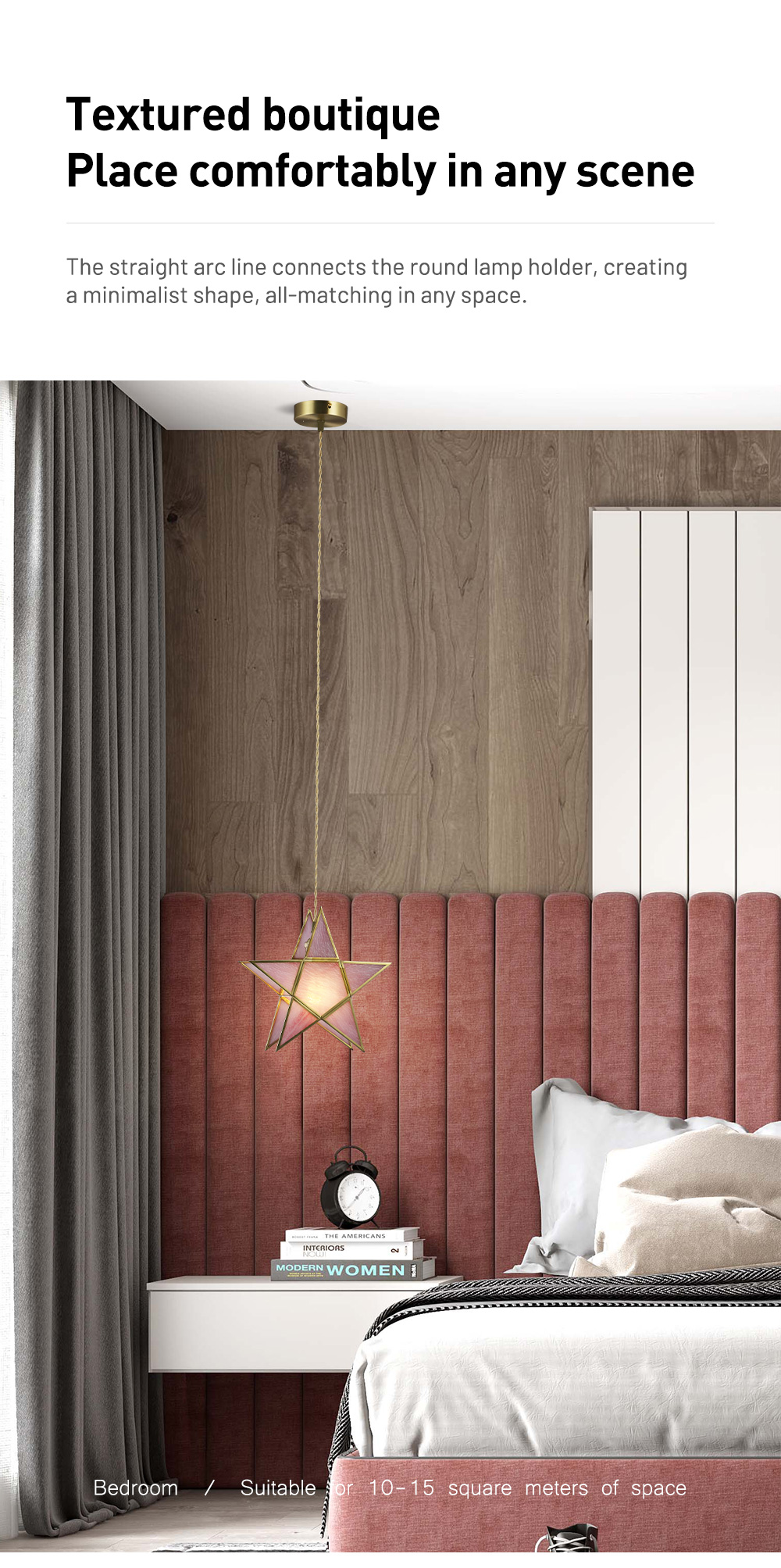 2021 New Design Lamps Contemporary Home Decor Star Pendant Light