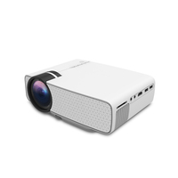 Dernière mise à jour 2021, projecteur de films 1500 lumens, prend en charge les vidéos et les images 1080P, mini projecteur WiFi pour le divertissement à domicile