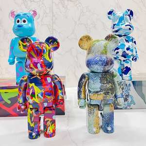 Bloques de Construcción de Osos Violentos al 400%, Base de Montaña Vacía para Osos, Decoración de Pared, Juguete de Moda, <span class=keywords><strong>Bearbrick</strong></span> - Product Image 1