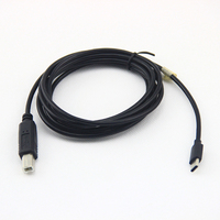 Kabel Data Printer Custom Tembaga Murni Tipe C Male ke USB B Male