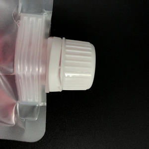 Bolsa de plástico transparente de PE de 30 ml de grado alimenticio, a prueba de fugas, con barrera de aire, resellable, pequeña, con boquilla, para jugo, leche, café - Product Image 2