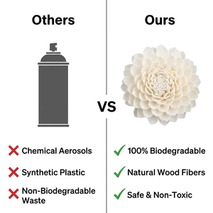 <span class=keywords><strong>Fiori</strong></span> <span class=keywords><strong>di</strong></span> <span class=keywords><strong>Legno</strong></span> Naturali Sola per Decorazioni Fai-da-Te, Bouquet da Matrimonio e Arredamento - Product Image 5