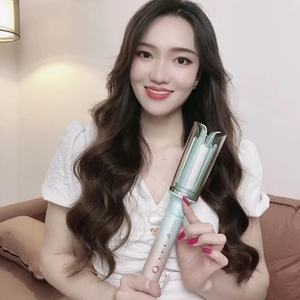 Rizador de Pelo Eléctrico de Cerámica de Alta Calidad con Placas Intercambiables Giratorias y Pantalla LCD de Temperatura - Product Image 3