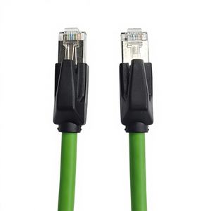 Zuiver koperen RJ45 <span class=keywords><strong>Cat6</strong></span> Gigabit-netwerkkabel met rechte kop Kristallen kop Computer Videoconnector Router voor fabrieksautomatisering - Product Image 2