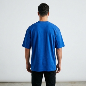 T-shirt surdimensionné avec imprimé lettres, classique, décontracté, à manches courtes, en coton doux, coupe confortable, pour hommes, à porter au quotidien - Product Image 4