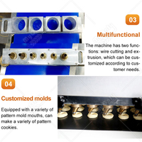 MY Macaron Cookie Make Machine Biscuit Fabrication Machine Twist Cookie Biscuit Extruder Machine