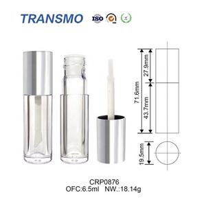 Tube de rouge à lèvres fin en plastique OEM avec capuchon magnétique à vis, contenants pour rouge à lèvres liquide et sérum de soin de la peau - Product Image 2