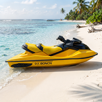 Bateau à moteur en fibre de verre pour moteur 4 temps 1400CC, bateau de sport extérieur pour excursions panoramiques sur rivière
