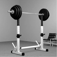 Profesional multifuncional Home Fitness Half Squat Rack Stand Ajustable Incline Decline Bench Press