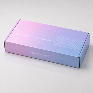 Boîte d'emballage en papier personnalisée TY avec logo sur mesure, boîte d'expédition en carton ondulé avec insert en mousse pour l'expédition de claviers - Product Image 6