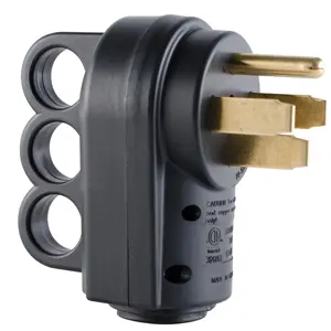 50 AMP Male RV Plug Electrical Plug Adapter with Handle