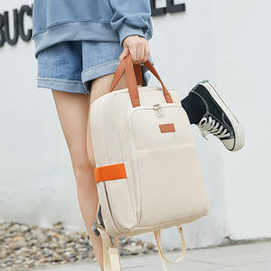 Simple Custom <b>Women</b> <b>Backpack</b> Teenagers Students Polyester Lining Zipper Closure <b>Travel</b> - Product Image 2