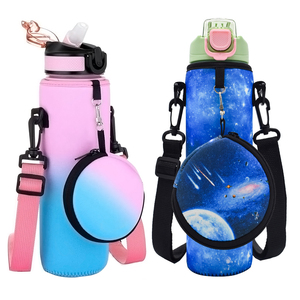 Enfriador de botellas personalizado, bolsa más audaz, bolsa de transporte de botellas de agua Tritan estándar, bolsa de neopreno para botella de agua - Product Image 1
