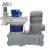 Machine à granulés de sciure de riz 1-1.5 T/h 90 kw Machine à granulés d'épi de maïs Moteur de traitement de granulés de biomasse Vente de noyau pour paille