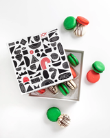 Großhandel öl beständige Macaron-Verpackungs boxen in Lebensmittel qualität Benutzer definierte Schokoladendonut-Dessert boxen für Backwaren und süße Geschenk verpackungen