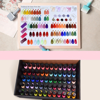 Kit de vernis gel UV naturel 60 couleurs pour salon de manucure, vente en gros OEM/ODM, formule écologique non toxique, séchage UV/LED, emballage en flacon