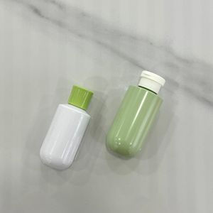 DISPONIBILE - MOQ BASSO - Flacone cosmetico in PET da 120ml/250ml, corto e robusto, vuoto, per lozione <span class=keywords><strong>corpo</strong></span>/siero, con tappo flip-top - Vendita all'ingrosso 24/410 - Product Image 4