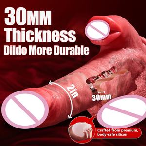 Juguete Sexual Vibrador con Forma de Dildo Realista de Silicona para Mujeres y Parejas, Estimulación Anal y del Punto G, 10 Modos de Vibración - Product Image 3