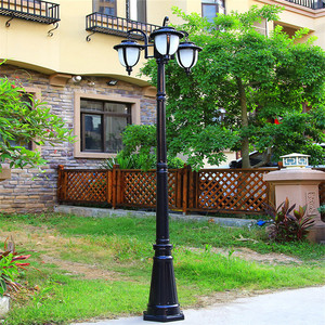 เสาไฟถนน LED พลังงานแสงอาทิตย์ หัวคู่ ทองเหลือง IP54 แสงขาว 3500K อายุการใช้งาน 25000 ชั่วโมง รับประกัน 10 ปี พร้อมเซ็นเซอร์ตรวจจับความเคลื่อนไหว - Product Image 6
