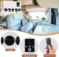 Climatiseur TELCOOL 12V DC pour camping-car, camion, unité de climatisation de type split pour camping-cars, camions, caravanes, remorques, excavatrices, fourgons