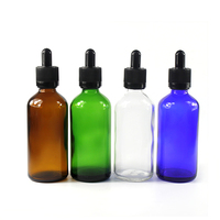 Flacon Compte-Gouttes Vide en Verre Ambré pour Huile Essentielle, 5ml 10ml 15ml 30ml 50ml 100ml