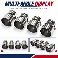 Embouts d'échappement de luxe en acier inoxydable poli miroir 1,5 mm pour M2 F87 M3 F80 M4 F82 F83
