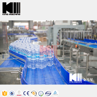 Línea de producción de llenado de agua embotellada, maquinaria y equipo para planta de agua Mineral