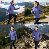 Veste Softshell Unisexe TIMETEX en Polaire Imperméable Coupe-Vent à Capuche Col Montant Fermeture Éclair pour Randonnée en Plein Air Vente en Gros OEM