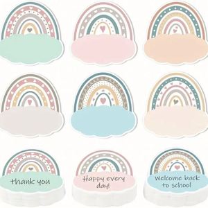 6 blocs de notes autocollantes mignonnes à motifs de dessins animés, idéales pour la décoration de bureau, les cadeaux pour les réunions des enseignants et les essentiels de rentrée scolaire pour les mémos. - Product Image 1