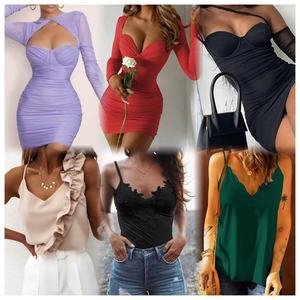 Lotes al por mayor de ropa usada, pacas de ropa de segunda mano, tallas mixtas para mujer, envío aleatorio, venta al por mayor - Product Image 4