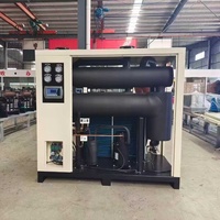Compresor de Aire Portátil FGMI de 2.2kW-7.5kW, 1.5m/Min, Lubricado, Refrigerado por Aire, con Motor PLC, Bomba Secadora de Aire, 220V/380V, 1 Año de Garantía
