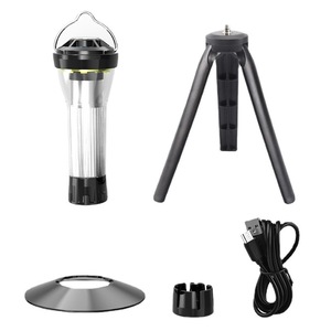 Lampe de <span class=keywords><strong>camping</strong></span> style <span class=keywords><strong>phare</strong></span> HW-777, lanterne LED à charge rapide Type-C, support magnétique portable, lumière d'ambiance d'urgence - Product Image 1