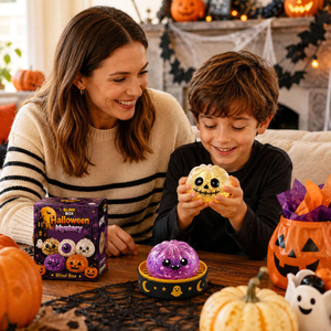 Halloween Pumpkin Squeeze Toy Series <b>Blind</b> Box Slow-Rise Stress Balls Color Box Pack - Product Image 2
