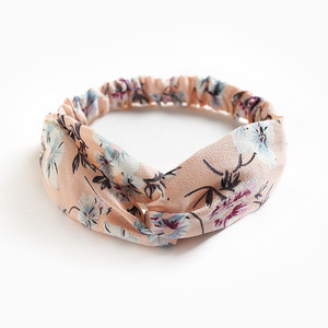 Diadema frontal con estampado de puntos, <span class=keywords><strong>rayas</strong></span>, cuadros y flores, estilo bohemio, cruzada y retorcida, duradera, casual, para decoración del cabello - Product Image 5