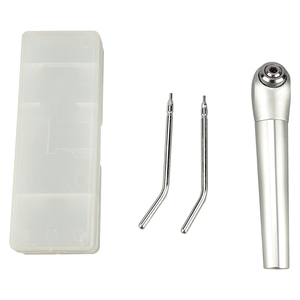 Jarum suntik Air baja tahan karat kualitas bagus, semprotan Air gigi Lurus <span class=keywords><strong>3</strong></span> arah dengan 2 ujung mulut pipa - Product Image 3