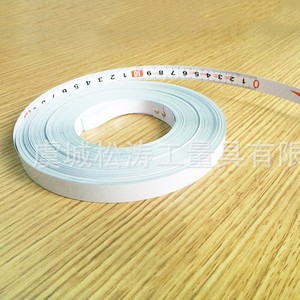 Self-Winding Measuring Tape 1.8x12.5mm Plastic Blade Double-Sided Automatic Return Metric Tape Measure - Product Image 1