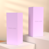 Caja Plegable de Cartón Kraft Blanco Personalizada para Aceites Esenciales, Caja de Papel para Empaque de Regalos Cosméticos