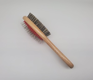 Soft Bristle Double Sided <b>Brushes</b> <b>Pet</b> Beauty Tools For Cat Dog Wooden Handle Grooming <b>Brush</b> - Product Image 3
