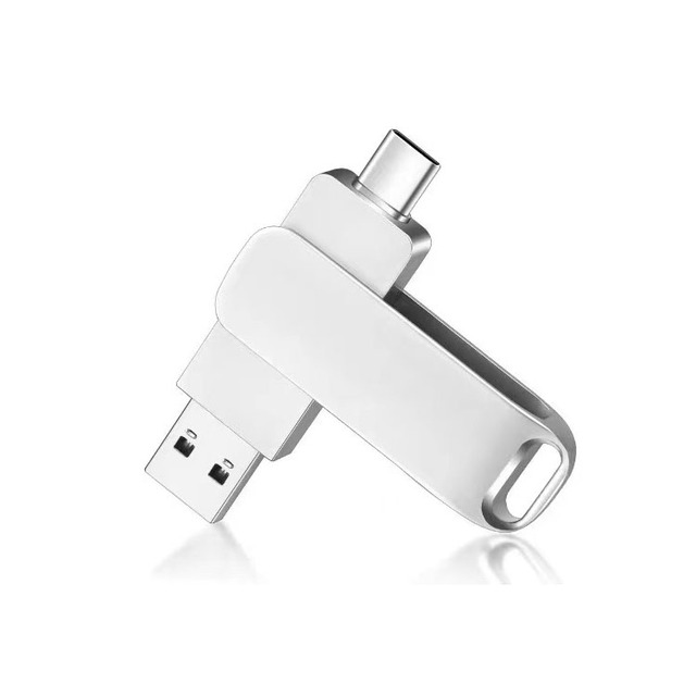 Custom Logo Usb 3.0 Flash Drive 2 in 1Type-C 4GB 32GB 32 GB 64MB 1tb 2Tb Pendrive Usb Sticks for Business Gift