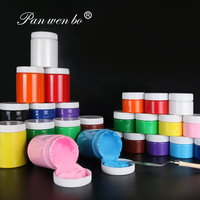Couleurs acryliques d'artiste personnalisées de haute qualité 100/300ml ensemble en plastique fournisseur d'art couleur acrylique pour la peinture